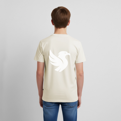 "Big Bird" Backprint Tee - Naturweiß