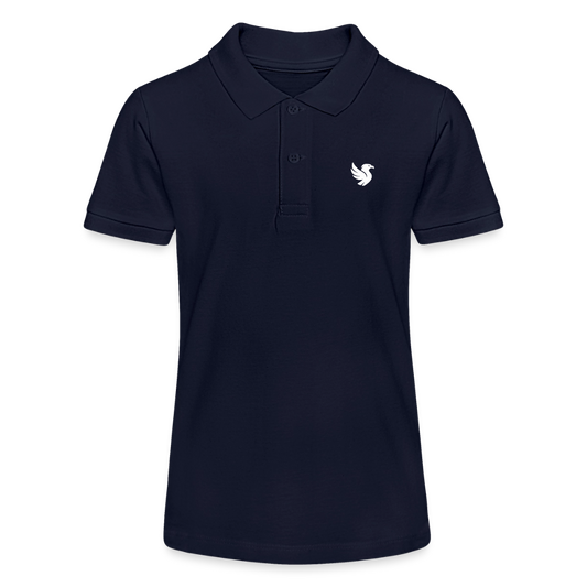 Riviera Polo Youth (Ivory) - Navy