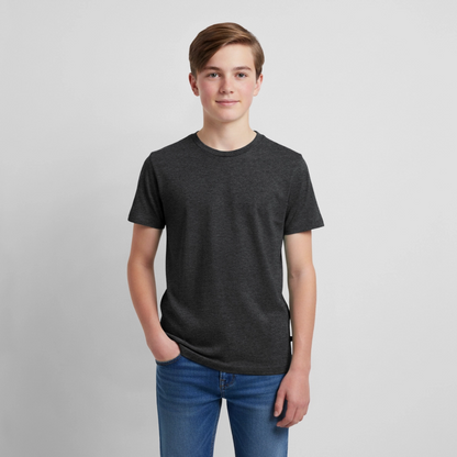 "Big Bird" Backprint Tee - Anthrazit meliert
