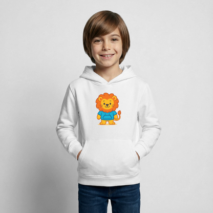 Lion Kids Hoodie - Weiß