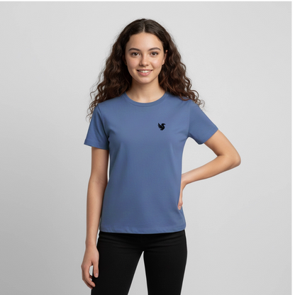 "Essential" Tee (Onyx) - Taubenblau