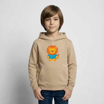 Lion Kids Hoodie - Sand