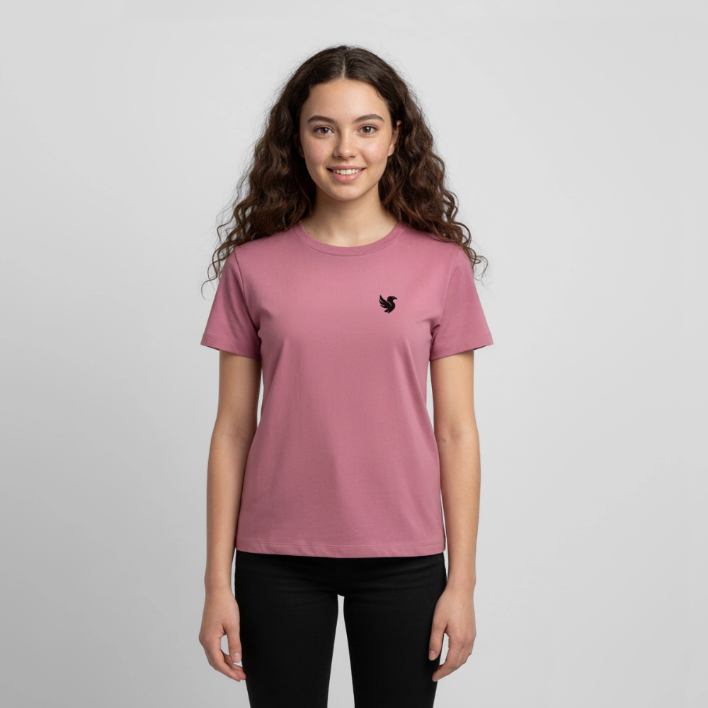 "Essential" Tee (Onyx) - Mauve