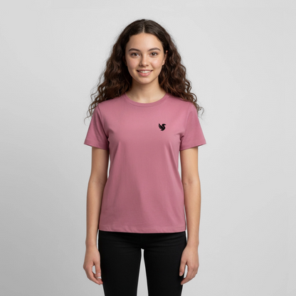 "Essential" Tee (Onyx) - Mauve