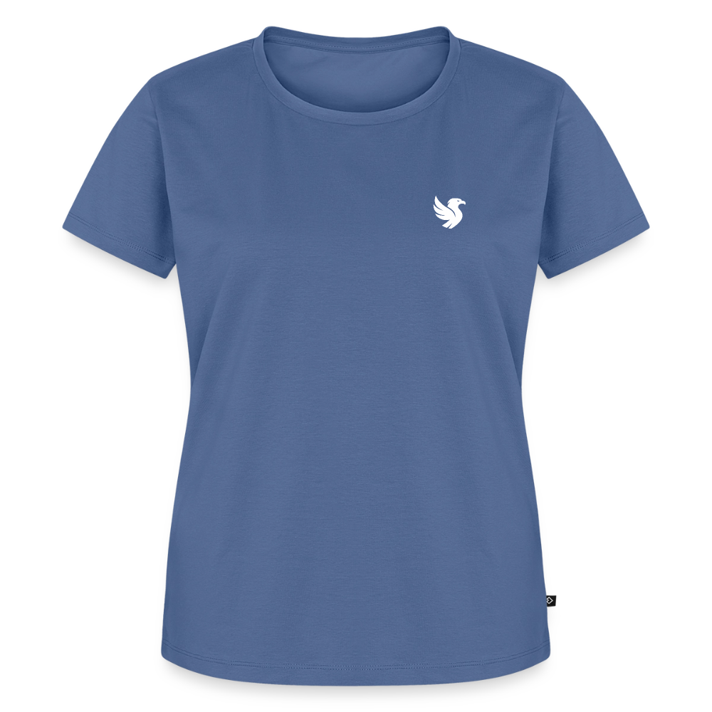 Élise Premium Tee (Ivory) - Taubenblau
