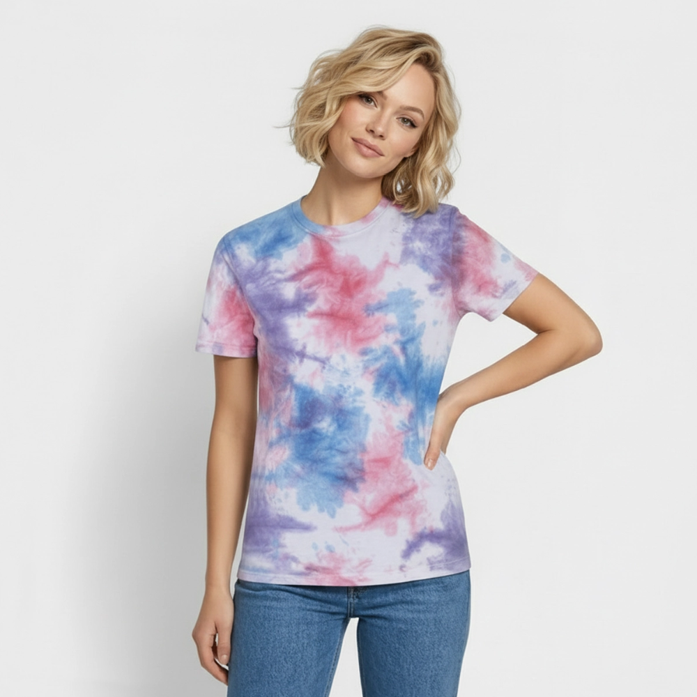 Aura Tie Dye - Pink/Lila/Blau