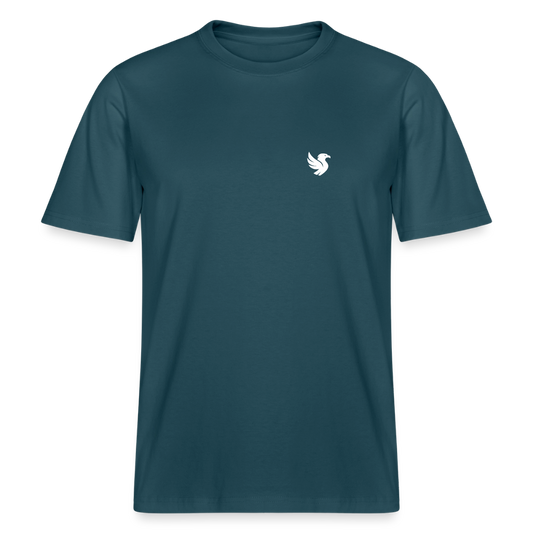 Vanguard Tee (Ivory) - Dunkles Petrol