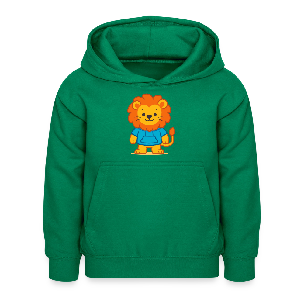 Lion Kids Hoodie - Kelly Green