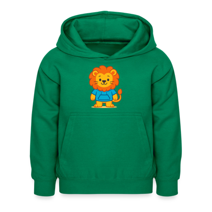 Lion Kids Hoodie - Kelly Green