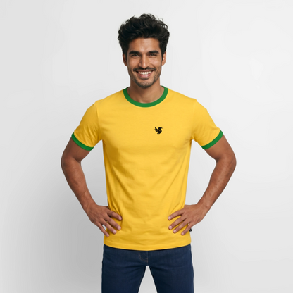 Velmont Ringer Tee (Onyx) - Gelb/Grün 