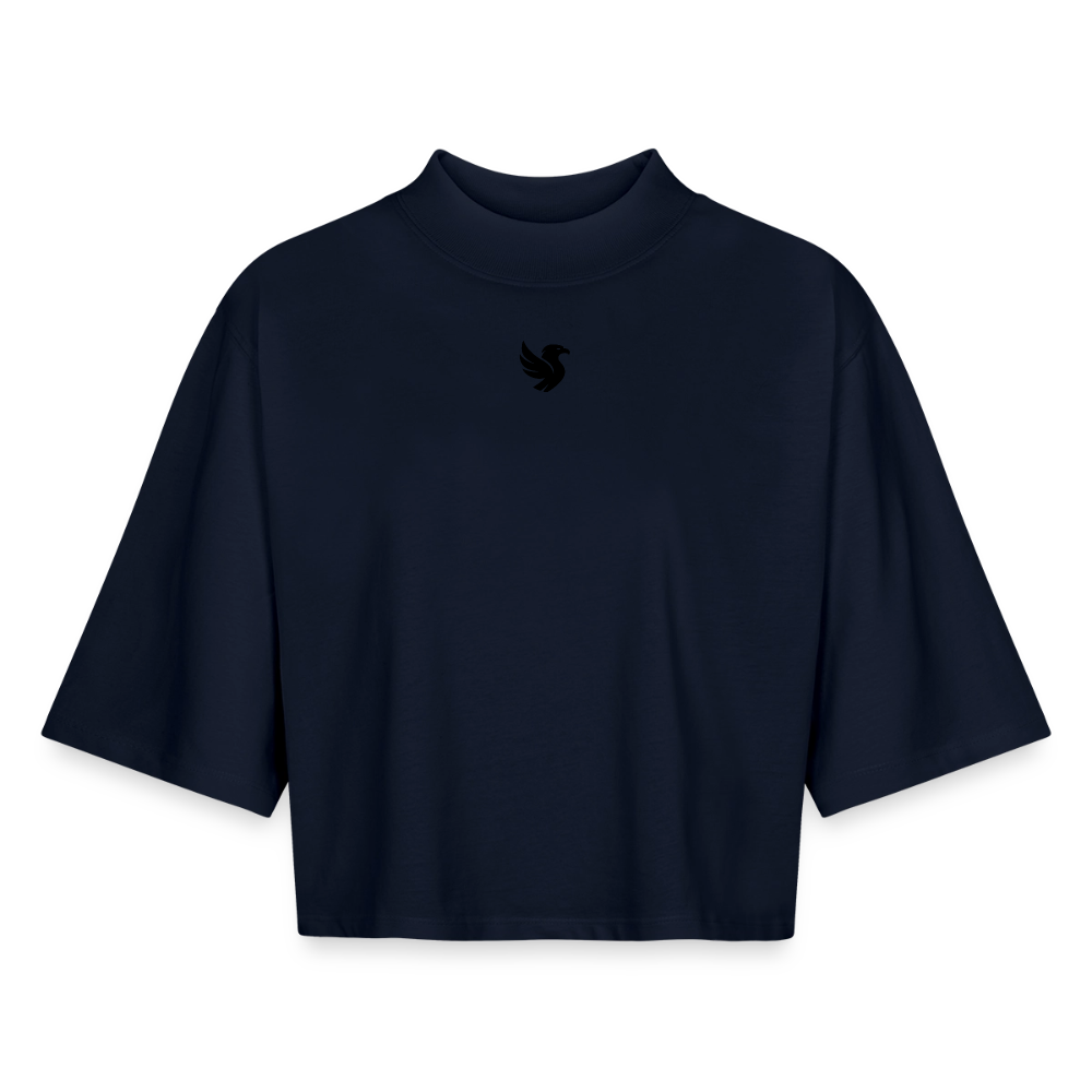 Boxy Cropped (Onyx) - Navy