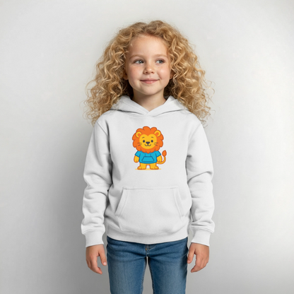 Lion Kids Hoodie - Weiß