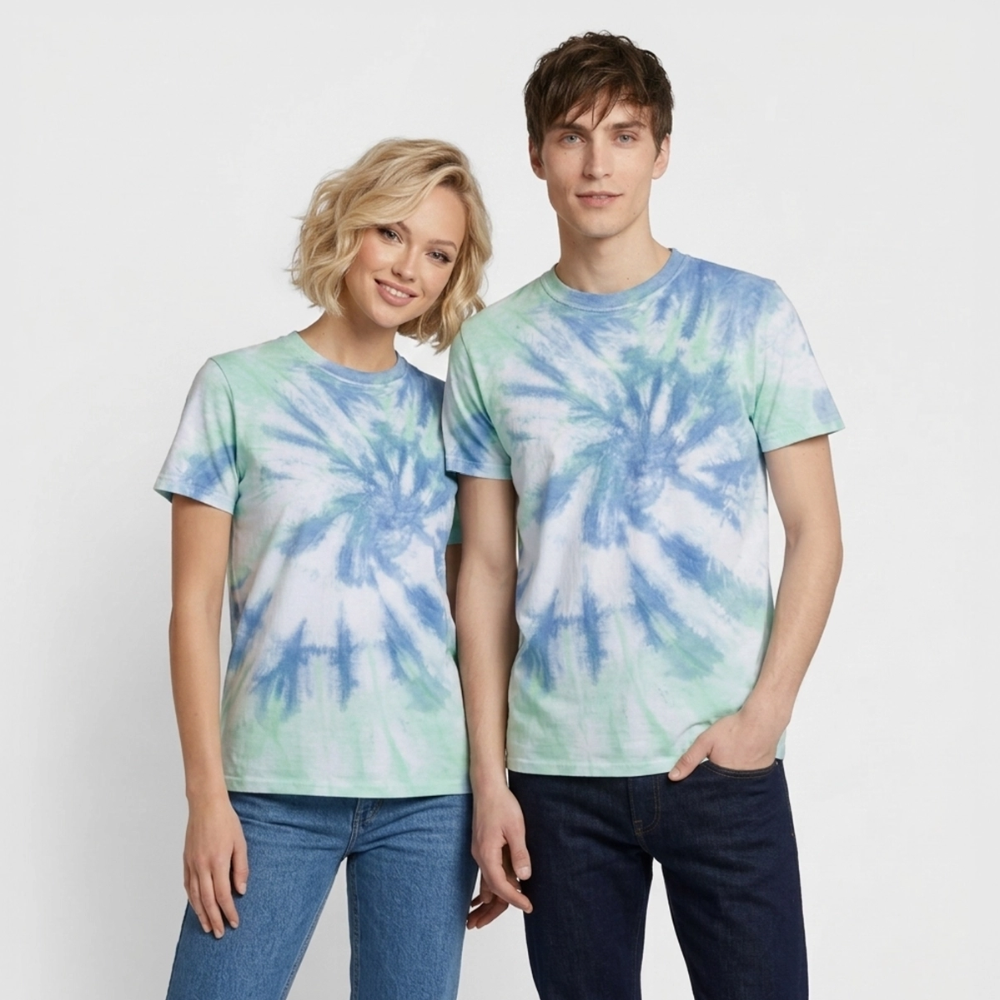 Aura Tie Dye - Spiralblau