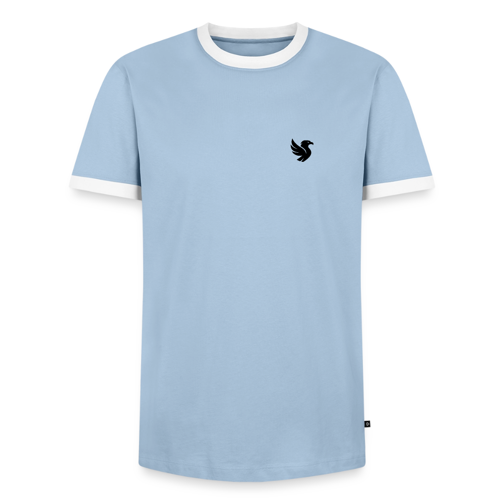 Velmont Ringer Tee (Onyx) - Hellblau/Weiß 
