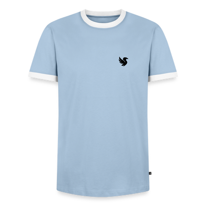 Velmont Ringer Tee (Onyx) - Hellblau/Weiß 