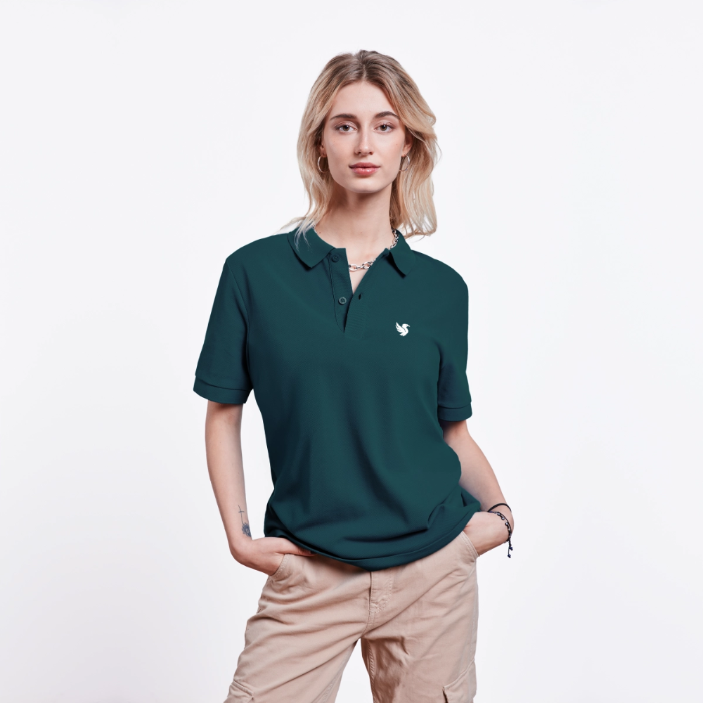 Omnia Piqué Polo (Ivory) - Dunkles Petrol