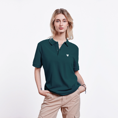 Omnia Piqué Polo (Ivory) - Dunkles Petrol