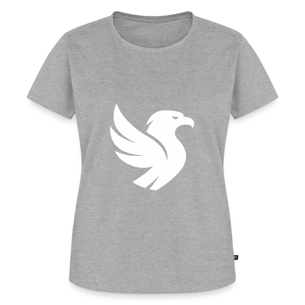 L’Aigle Statement Tee (Ivory) - Grau meliert
