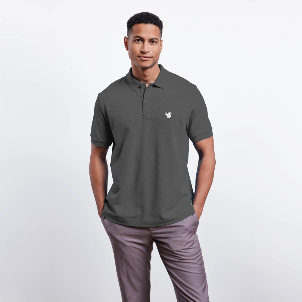 Omnia Piqué Polo (Ivory) - Anthrazit