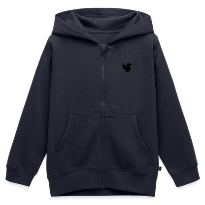 Heritage Kids Zip Hoodie - Navy