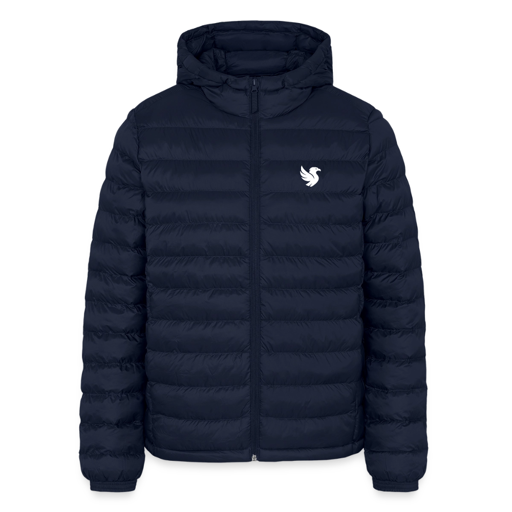 The Horizon Puffer (Ivory) - Navy