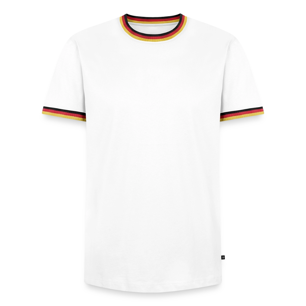 Velmont Ringer Tee (Ivory) - Weiß/Dreifarbig