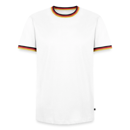 Velmont Ringer Tee (Ivory) - Weiß/Dreifarbig