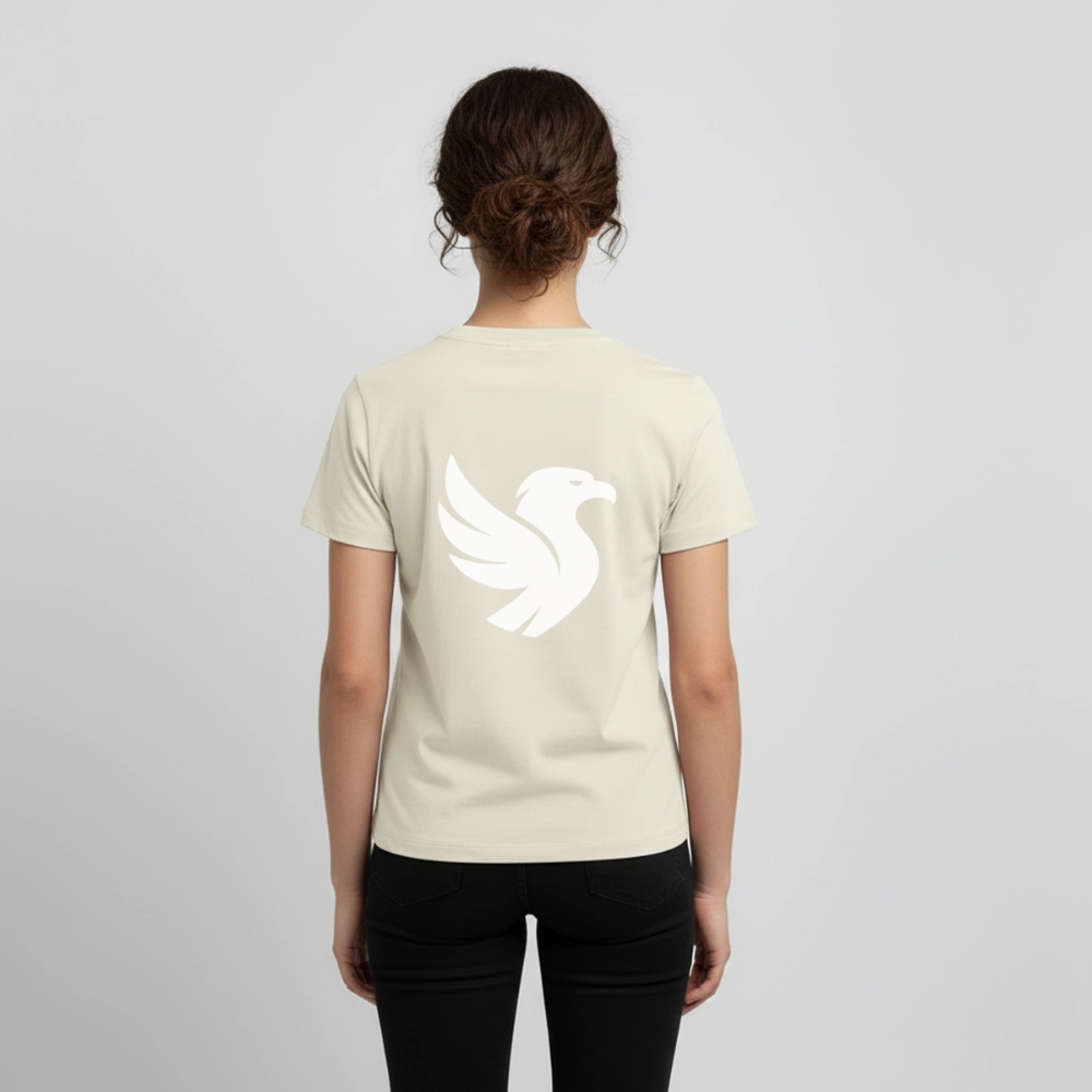 "Big Bird" Backprint Tee - Naturweiß