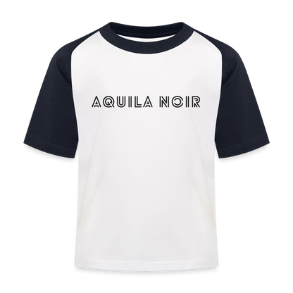 Vintage Baseball Tee - Weiß/Navy