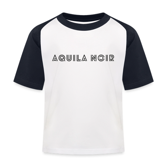 Vintage Baseball Tee - Weiß/Navy