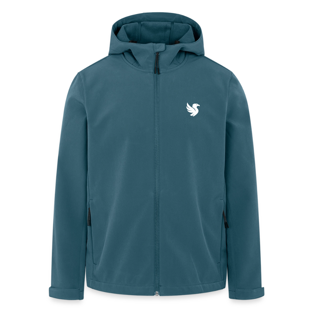Alpine Tech Jacket (Ivory) - Dunkles Petrol