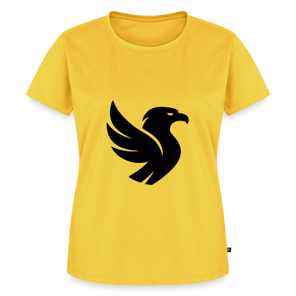 L’Aigle Statement Tee (Onyx) - Sonnengelb