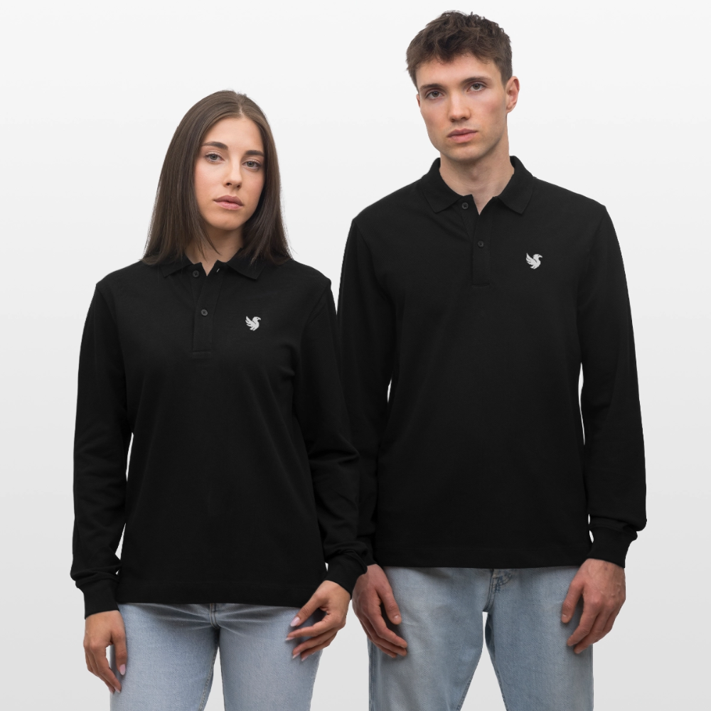 Riviera Piqué Polo (Ivory) - Schwarz