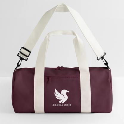 Amour Gym Bag (Ivory) - Bordeaux/Offwhite