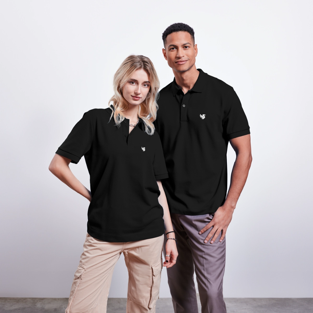 Omnia Piqué Polo (Ivory) - Schwarz