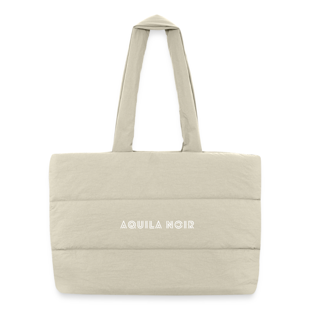 Monarque Puffer Tote (Ivory) - Naturweiß