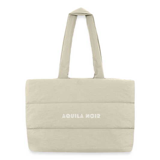 Monarque Puffer Tote (Ivory) - Naturweiß