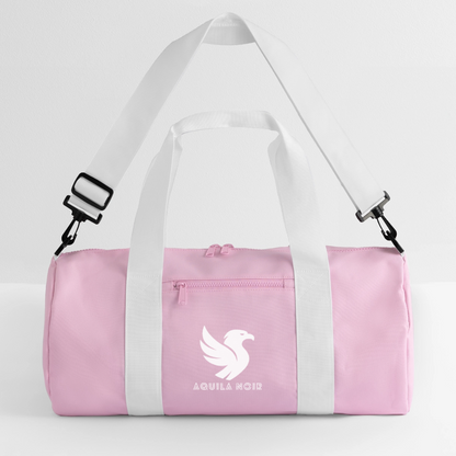 Amour Gym Bag (Ivory) - Rosa/Weiß
