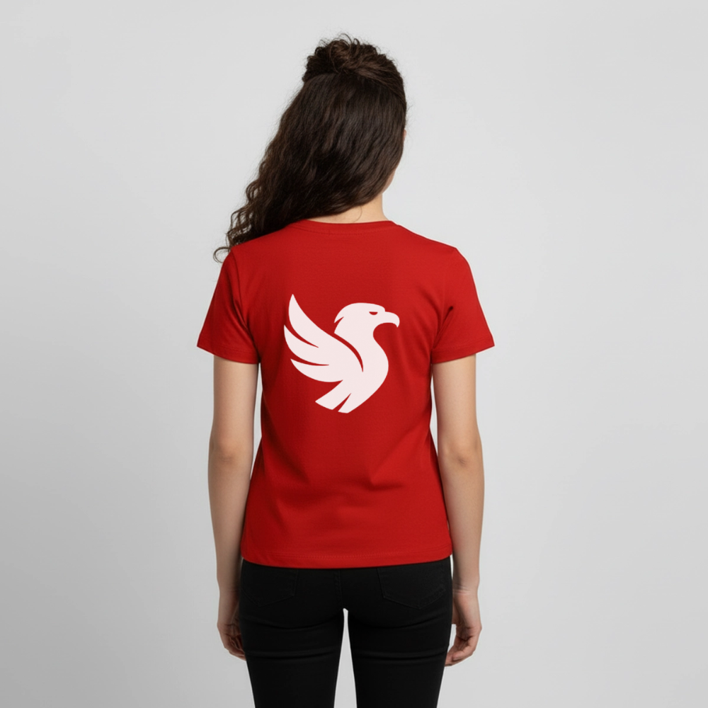 "Big Bird" Backprint Tee - Rot