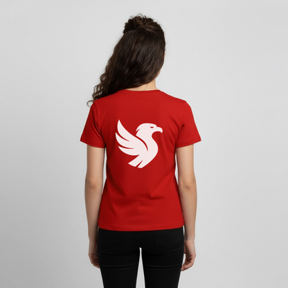 "Big Bird" Backprint Tee - Rot