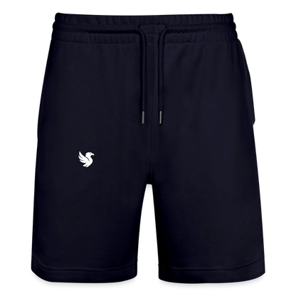 Valmont Sweatshorts (Ivory) - Dark navy