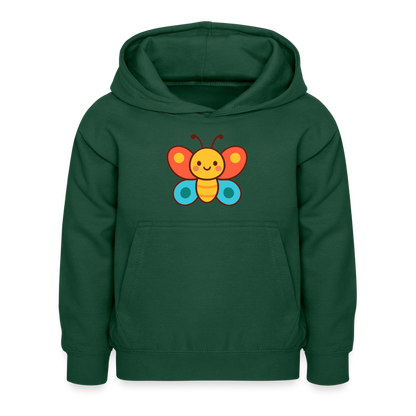 Butterfly Kids Hoodie - Flaschengrün