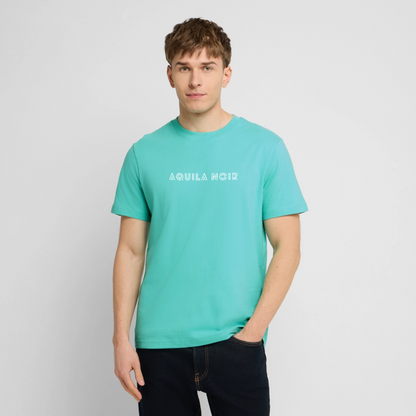 The "Signature" Vanguard Tee (Ivory) - Poolblau