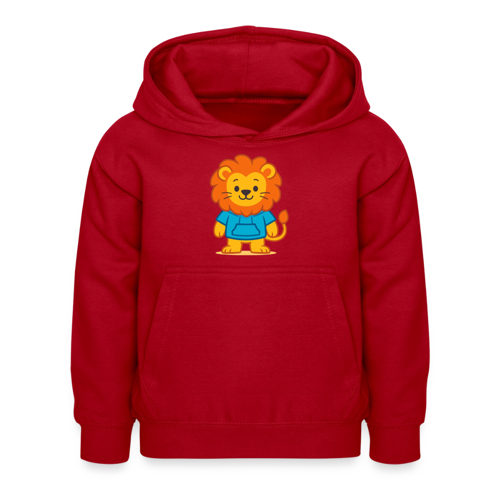 Lion Kids Hoodie - Rot