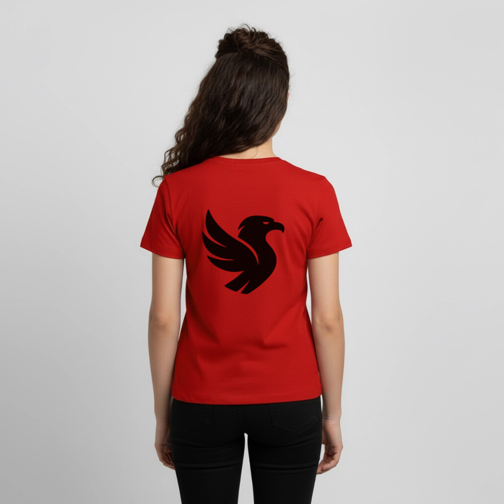 "Big Bird" Backprint Tee - Rot