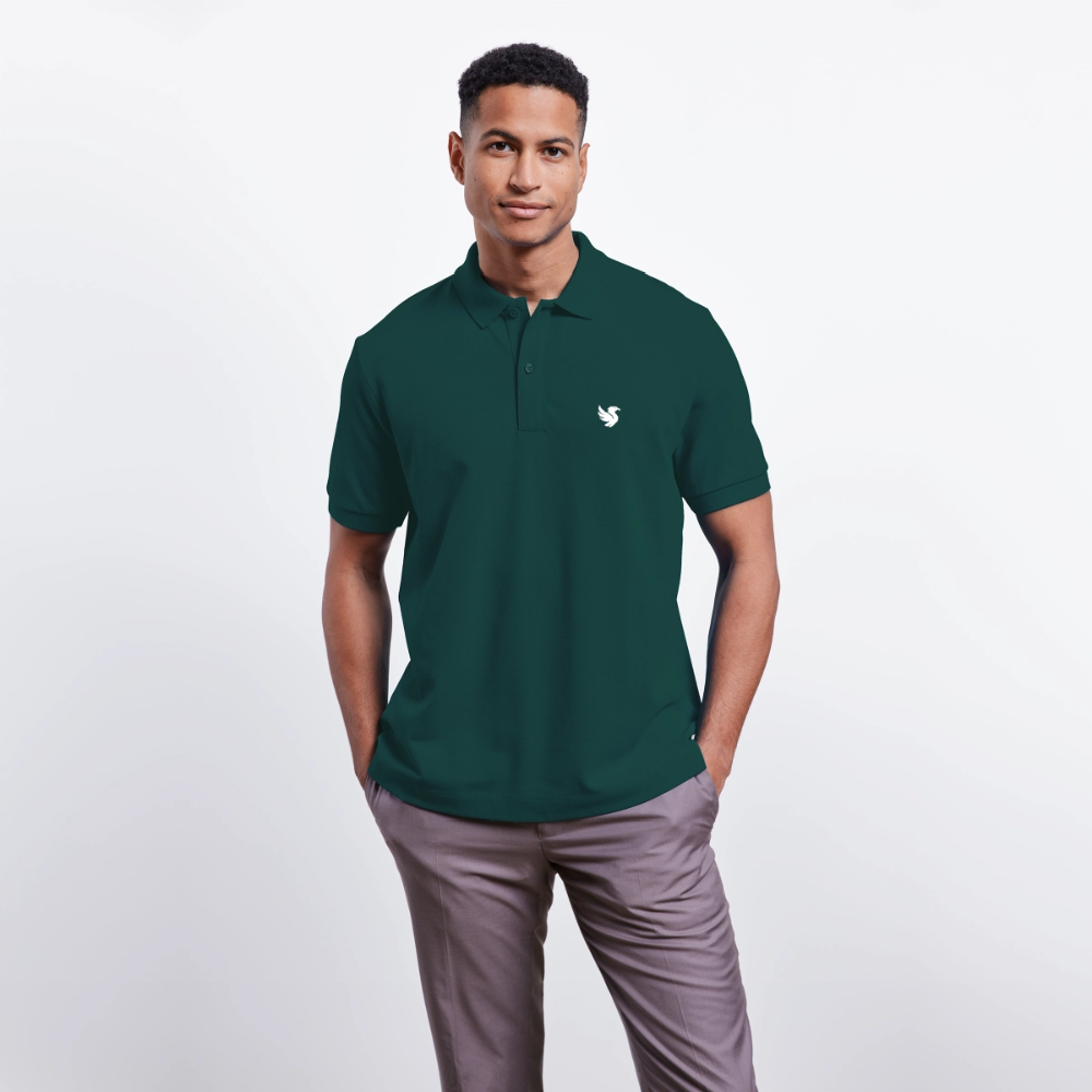 Omnia Piqué Polo (Ivory) - Glasiertes Grün