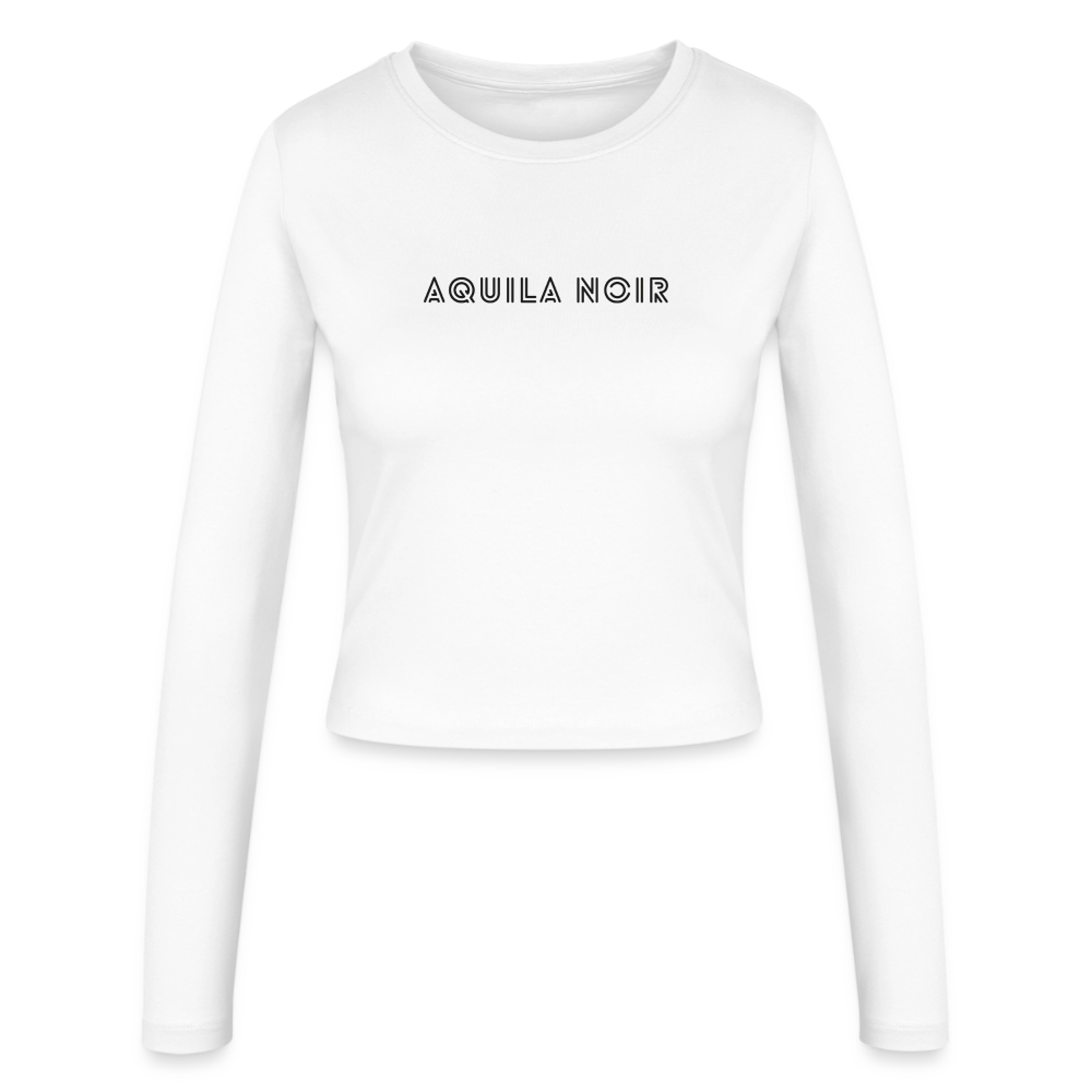 Aura Cropped LS (Onyx) - Weiß