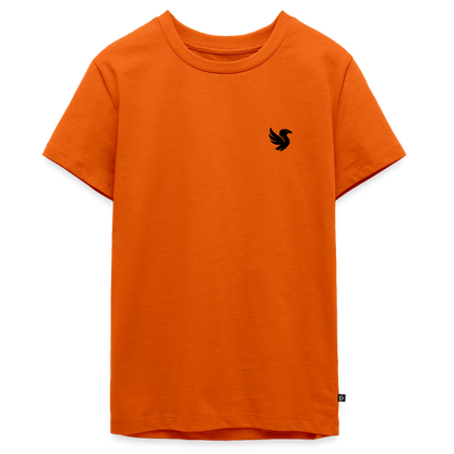 "Essential" Tee (Onyx) - Orange 