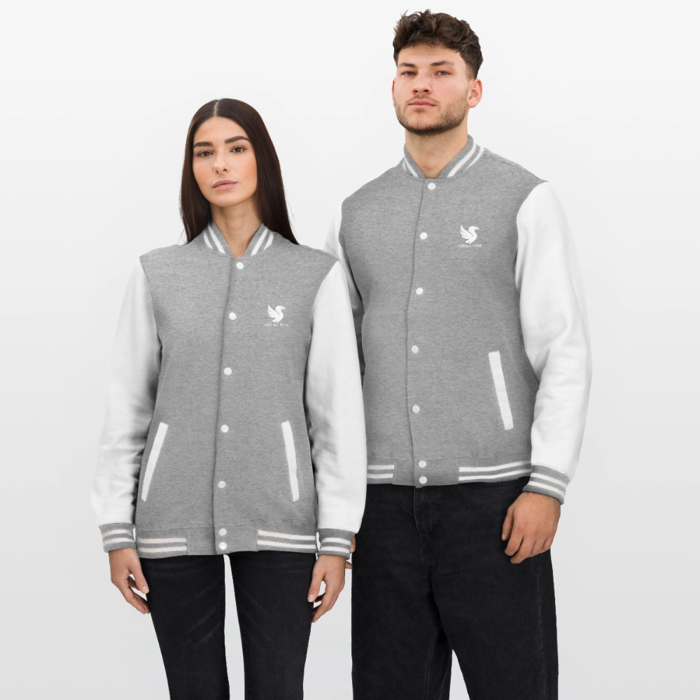 Ivy League (Ivory) - Grau meliert/Weiß