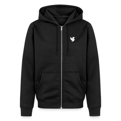 Maison Zip Hoodie (Ivory) - Schwarz